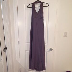 Alfred Angelo Halter Dress (Purple)